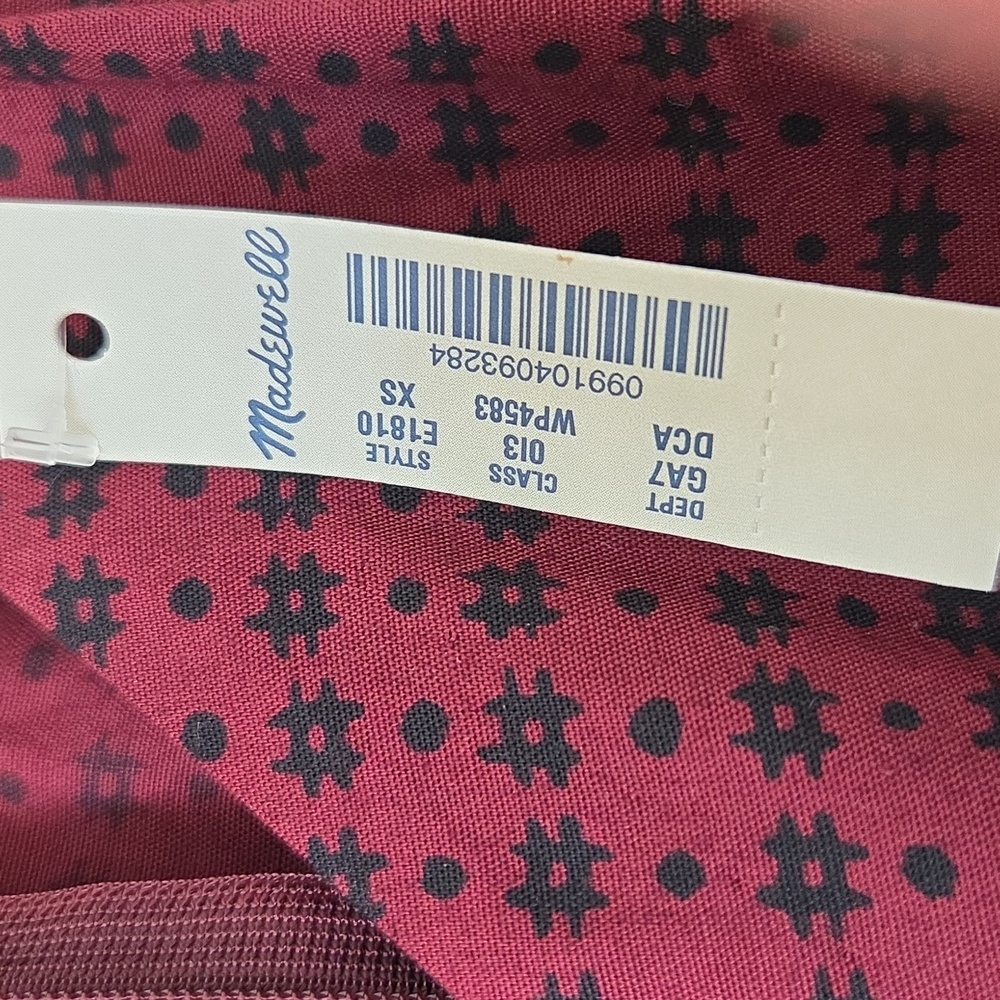 Madewell Burgundy Plaid Jumpsuit - Picture 4 of 6
